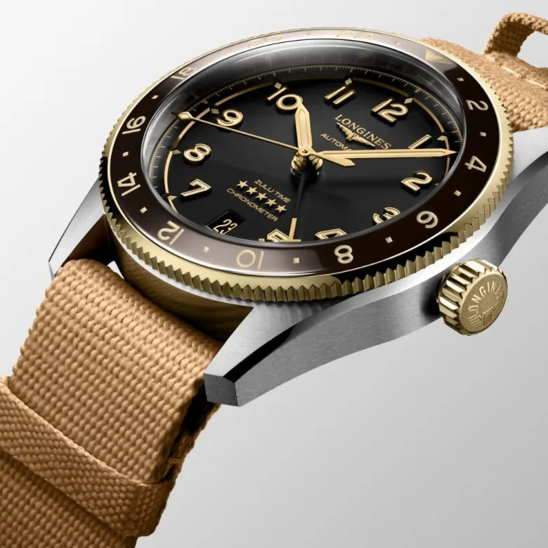 Longines Spirit Zulu Time rannekello 39 mm, L38025539