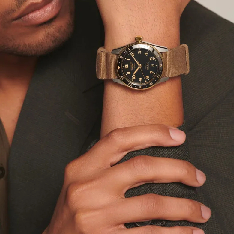 Longines Spirit Zulu Time rannekello 39 mm, L38025539