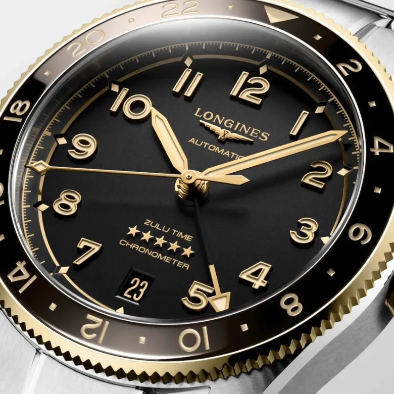 Longines Spirit Zulu Time rannekello 39 mm, L38025536