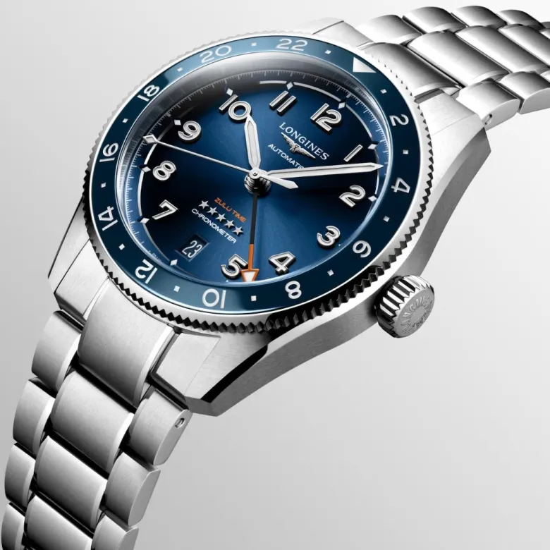 Longines Spirit Zulu Time rannekello, 39 mm, L38024936