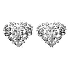 Lumoava Bella korvakorut 12x14 mm, hopea