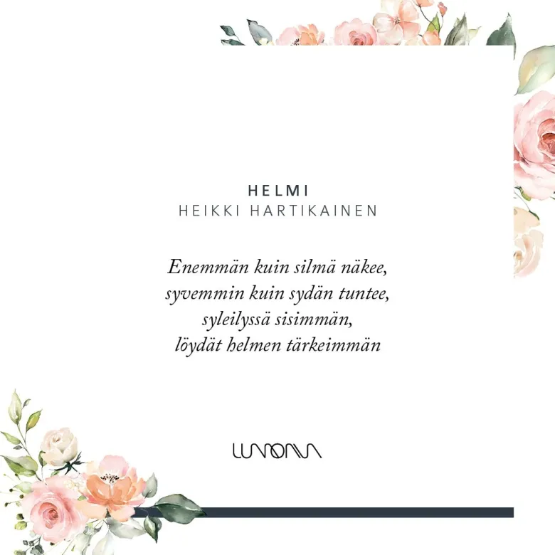 Lumoava Helmi hopeariipus makean veden helmellä