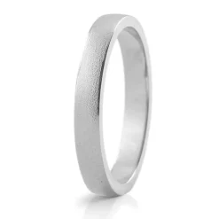 Lumoava Silo sormus 3 mm, valkokulta