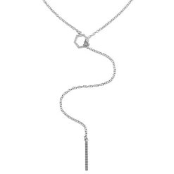 Lumoava Studio Honey Drip kaulakoru, hopeanväriseksi rodinoitu pronssi, LS57260400000