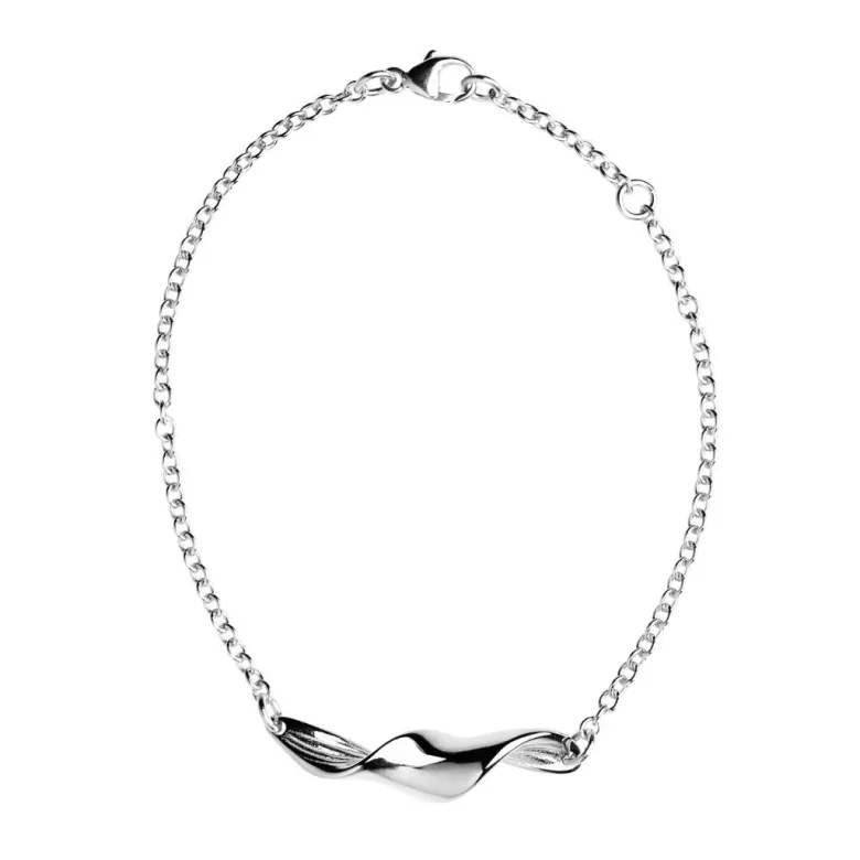 Lumoava Studio Mood Twisted rannekoru, hopeanväriseksi rodinoitu pronssi, LS53250100000