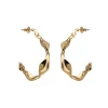 Lumoava Studio Wild Thing rengaskorvakorut, keltakullattu pronssi, LS64260500000