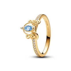 Pandora Disney Cinderella's Carriage sormus, keltakullattu, 163059C01