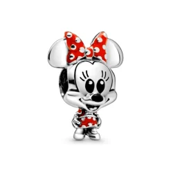 Pandora Disney Minnie Mouse Dotted Dress & Bow, hopea, 798880C02