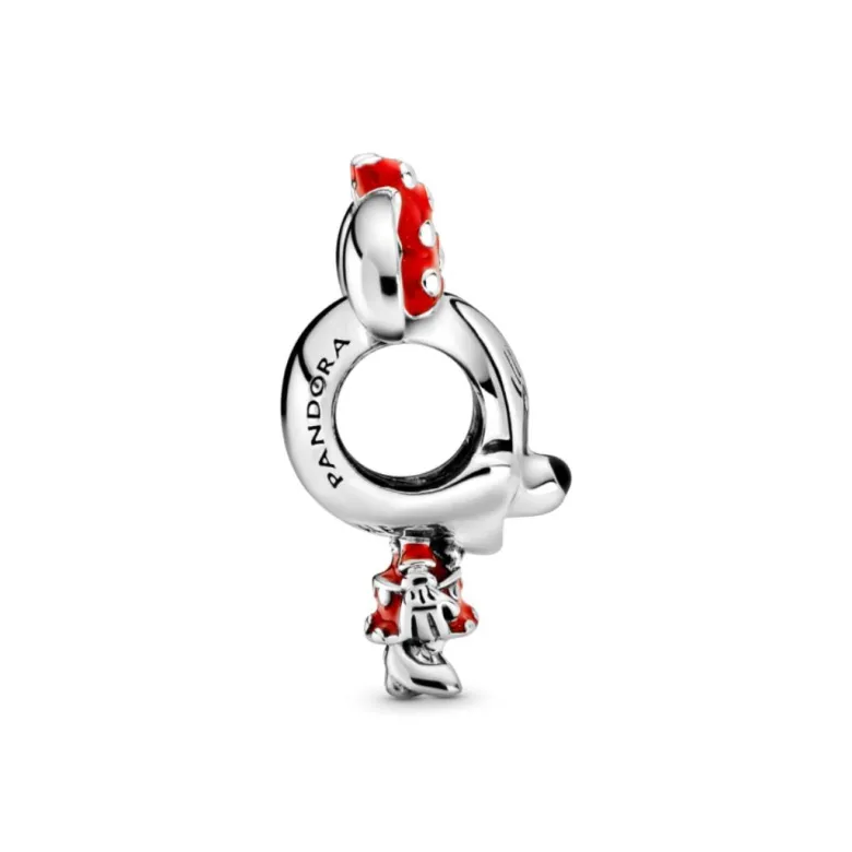 Pandora Disney Minnie Mouse Dotted Dress & Bow, hopea, 798880C02