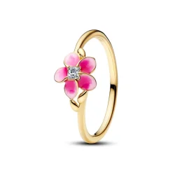 Pandora Disney Moana Flower sormus, keltakullattu, 163844C01