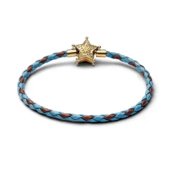Pandora Disney Pixar Toy Story Sheriff Star rannekoru, nahka ja keltakullattu, 564605C01