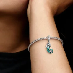 Pandora Disney The Little Mermaid Ariel Dangle hela, hopea, 792695C01