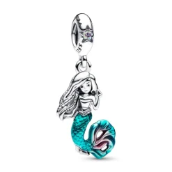 Pandora Disney The Little Mermaid Ariel Dangle hela, hopea, 792695C01