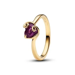 Pandora Disney The Nightmare Before Christmas Sally Purple Heart sormus, keltakullattu, 164734C01