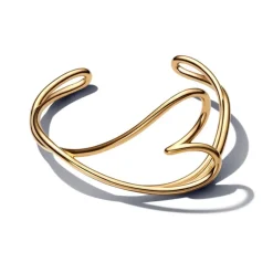 Pandora Essence Organically Shaped Heart rannekoru, keltakullattu, 563808C00