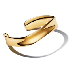 Pandora Essence Organically Shaped Broad Open rannekoru, keltakullattu, 563302C00