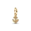 Pandora ME Anchor Mini Dangle hela, keltakullattu, 763369C01