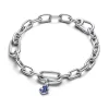 Pandora ME Blue Anchor Mini Dangle hela, hopeaa, 794610C01