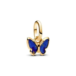 Pandora ME Blue Butterfly Mini hela, hopea, 763825C01