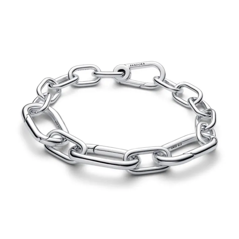 Pandora ME Bold Link Chain rannekoru, hopea, 593854C00