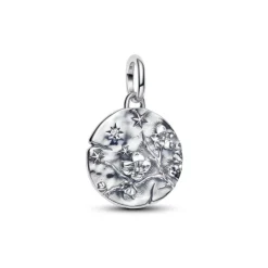Pandora ME Cherry Blossom Medallion hela, hopea, 794085C01