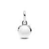 Pandora ME Engravable Evil Eye Murano Glass Mini hela, hopea, 793693C00