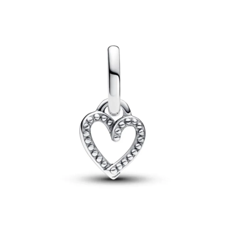 Pandora ME Freehand Heart Mini hela, hopea, 793048C00