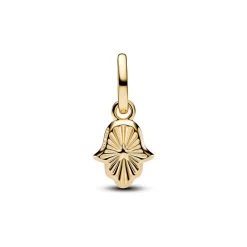 Pandora ME Green Hamsa Hand Mini hela, keltakullattu, 764612C01