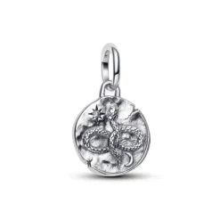 Pandora ME Infinity Snake Medallion hela, hopea, 793976C01