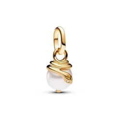 Pandora ME Snake Pearlescent Mini hela, keltakullattu, 763375C01