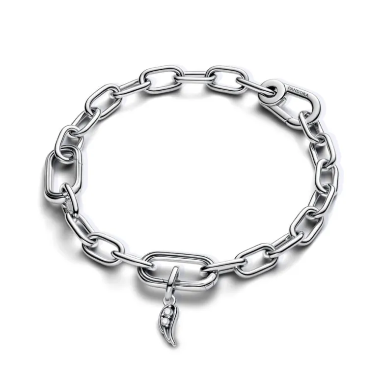 Pandora ME Sparkling Angel Wing Mini hela, hopea, 793041C01