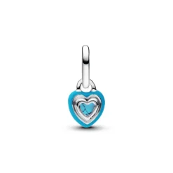 Pandora ME Turquoise-colored Heart Mini hela, hopea, 793827C01