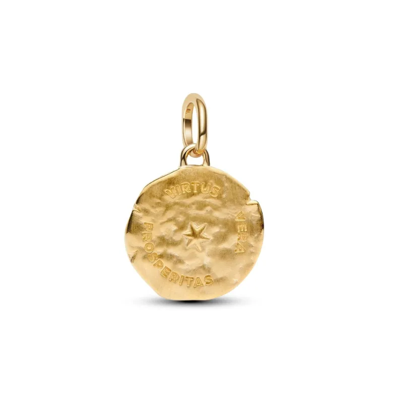Pandora ME Wheat Medallion hela, keltakullattu, 764804C01