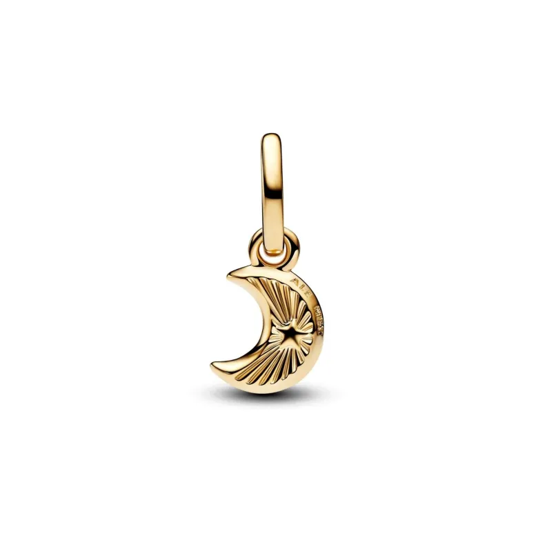 Pandora ME White Crescent Moon Mini hela, keltakullattu, 764614C01