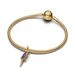 Pandora Moments Alligator hela, keltakullattu, 764624C01