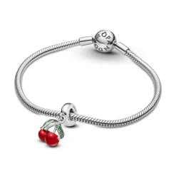 Pandora Moments Asymmetrical Cherry Fruit Dangle hela, hopea, 791583C01