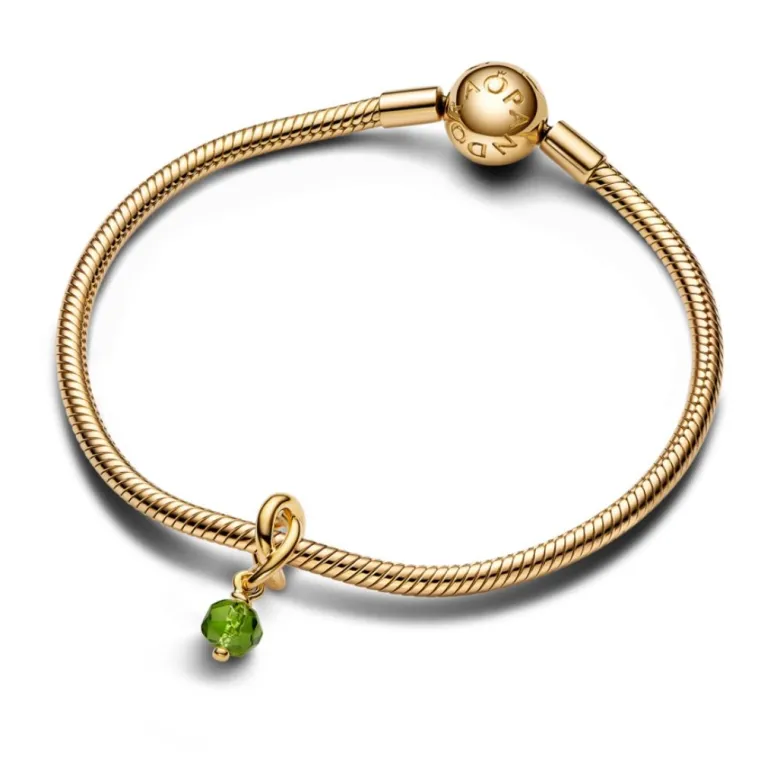 Pandora Moments August Spring Green Eternity Circle hela, keltakullattu, 763462C08