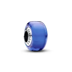 Pandora Moments Blue Mini Murano Glass hela, hopea, 793105C00