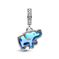 Pandora Moments Blue Murano Glass Elephant hela hopea 793339C01