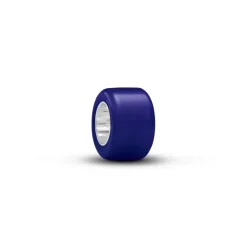 Pandora Moments Blue Murano Glass Mini hela, hopea, 794773C01