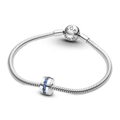 Pandora Moments Blue Sparkle lukkopala, hopea, 791972C01