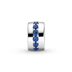 Pandora Moments Blue Sparkle lukkopala, hopea, 791972C01