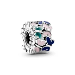 Pandora Moments Butterflies lukkopala, hopea, 797863ENMX