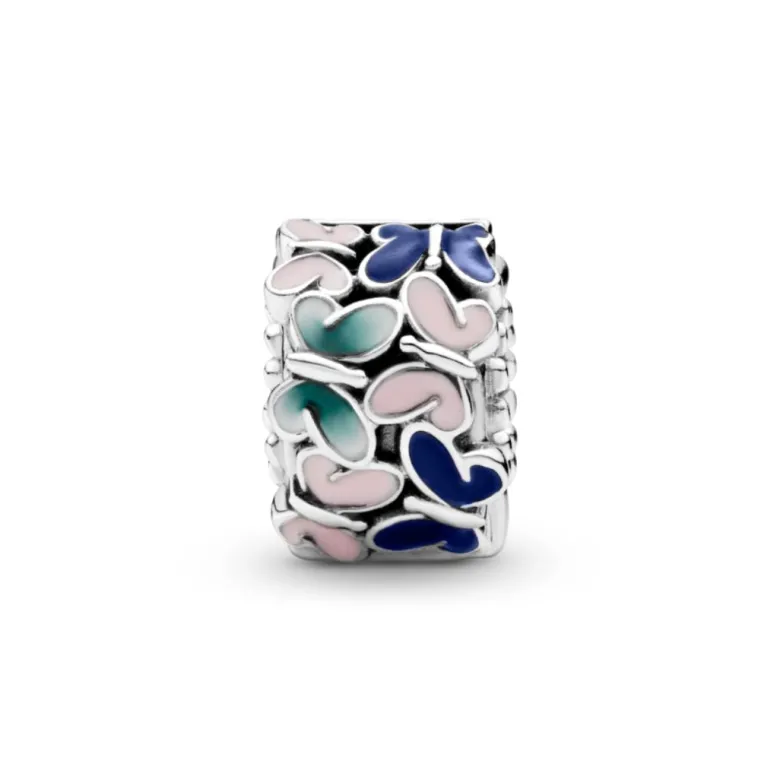 Pandora Moments Butterflies lukkopala, hopea, 797863ENMX