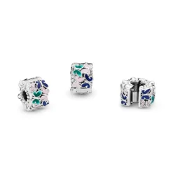 Pandora Moments Butterflies lukkopala, hopea, 797863ENMX