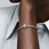 Pandora Moments Clear Pavé lukkopala, hopea, 791817CZ