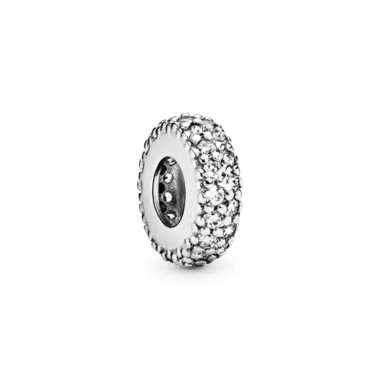 Pandora Moments Clear Sparkle Spacer hela, hopea, 791359CZ