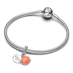 Pandora Moments Coral-coloured Shell Double hela, hopea, 793821C01