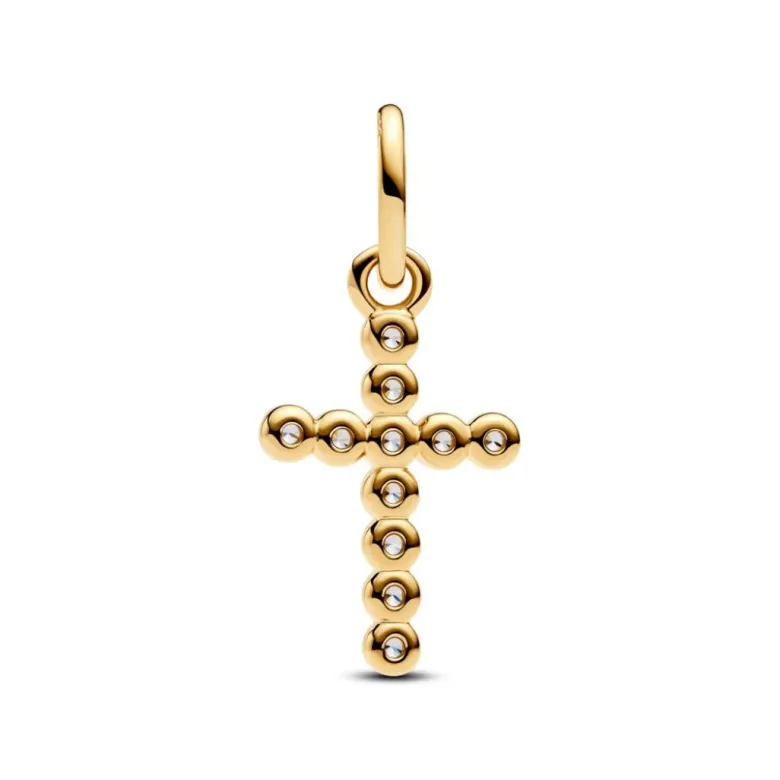 Pandora Moments Cross hela, keltakullattu, 764063C01