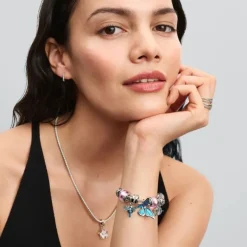 Pandora Moments Dragonfly Double hela, hopea, 793745C01